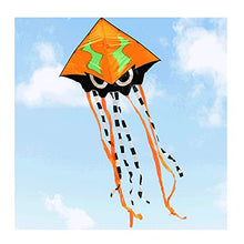 Load image into Gallery viewer, ZANZAN Giant Sea Monster Kite with Tail,Easy to Assemble Kite for Adults Kids Without Kite String,Perfect for Outdoor Activities-6 Colors (Color : Orange)
