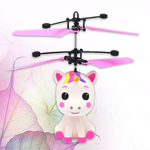 Load image into Gallery viewer, TOYANDONA Flying Mini Drone Animal Design Gesture Induction Aircraft Toy USB Charging Body Induction Toy for Kids Children Easy Indoor Small UFO Flying(Red)
