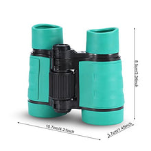 Load image into Gallery viewer, Present Gift Birthday Gift Folding 4X 1.2inch Lens Children Telescope Toy Small Kids Telescope for Outdoor Camping Traveling Gaming(Green)
