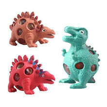 Load image into Gallery viewer, Vent Stress Balls 3 PCS Dinosaur Squeeze Fidget Toys Balls Sensory Relieves Stress Squeeze Balls for ADHD Fidget Autism Work Pressure Release Toy(Boxed)
