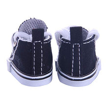 Load image into Gallery viewer, BeesClover Convenient Life 5CM Fashion Denim Canvas Mini Toy Shoes 1/6 Shoes for 18 Inch Doll Accessories N1048
