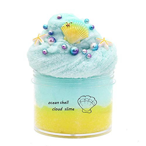 XIUTAO Fluffy Cloud Slime for Kids Adults Scented Slimes DIY Stress Relief Toy Super Soft Non-Sticky Educational Game Family Interaction Brain Intellectual Toy for Girls Boys Children's Day Gift