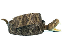 Load image into Gallery viewer, 1.25&quot; Rattlesnake Hat Band with Head &amp; Rattle (598-HB204)
