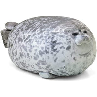 Tezituor Chubby Blob Seal Pillow 23.6 Inches Soft Fat Hugging Pillow Stuffed Plush Animal Toy Cute Ocean Pillows Gift
