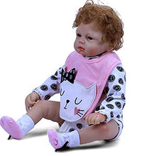 Load image into Gallery viewer, YANRU Newborn Silicone Dolls,22 Inch 55 cm Reborn Toddler Girl Doll Vinyl Silicone Handmade Lifelike Rebirth Doll Gifts
