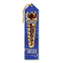 Load image into Gallery viewer, Leadership Award Jeweled Ribbon 2&quot; x 8&quot; Party Accessory
