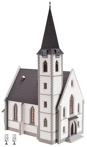 Faller 130490 Village Church with 2 Domes HO Scale Building Kit