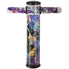 Load image into Gallery viewer, Playlearn Kaleidoscope Glitter Wand - 6 Inch Scope with 5 Inch Glitter Wand (Space)
