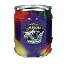 Load image into Gallery viewer, Hot Springs Arkansas Tie Dye Tin Money Bank
