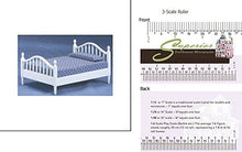 Load image into Gallery viewer, Dollhouse Miniature Classic White Double Bed
