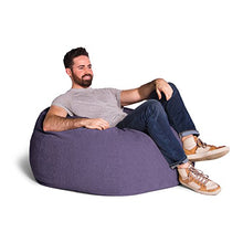 Load image into Gallery viewer, Jaxx Kiss  an Iconic Bean Bag Design - Premium Woven Chenille Cover, Plum
