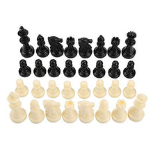 Load image into Gallery viewer, Chess Pieces with Magnetic,32pcs Plastic Magnetic Travel Chess International Chess Pieces Entertainment Tool Chessmen Pieces Only for Chess Board Game

