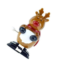 Load image into Gallery viewer, TOYANDONA 5 Pcs Christmas Wind Up Toys Mini Wind-up Toys Elk Clockwork Toy Assortment for Christmas Party Favors Goody Bag Filler

