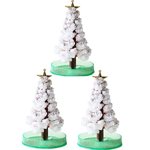 Magic Growing Crystal Christmas Tree, Kids DIY Felt Magic Growing Decorations Paper Tree Gifts for Kids Toys