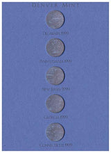 Load image into Gallery viewer, Harris Coin Folder - State Series Quarters Folders Comp Year 1999 - #8HRS2582
