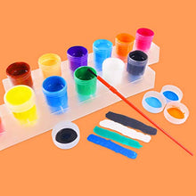 Load image into Gallery viewer, MEIYIN 20ml 12 Bright Colors Washable Gouache Paint for Kids School Finger Paint Non Toxic
