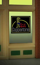 Load image into Gallery viewer, 8830 Model Coppertone Animated Lighted Window Sign by Miller Signs
