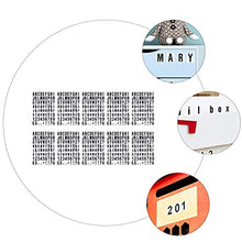Load image into Gallery viewer, DOITOOL 10 Sheets Number Letter Alphabet Sticker Self Adhesive Label Stickers Letter Symbols Sign for Arts Craft Greeting Cards Scrapbooking Decoration Black
