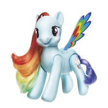 Load image into Gallery viewer, My Little Pony Flip and Whirl Rainbow Dash Pony Fashion Doll Pet
