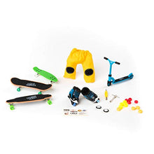Load image into Gallery viewer, Grip and Tricks - 5Rider Finger Toy Box with 3 Finger Skates 1 Pair of Finger Roller Skates 1 Finger Scooter 14 Extra Mini Fingerboards Wheels and Accessories - 23 Pieces for 6+ Kids
