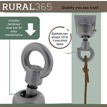 Load image into Gallery viewer, Rural365 Heavy Duty 1 Ton Tire Swing Swivel Hanger Kit Bracket, 360 Degree Spinner Swing Hardware Hook Ball Joint Mount
