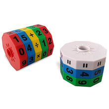 Load image into Gallery viewer, Geospace Original Math Spin Travel Edition - Handheld Magnetic Number &amp; Equation Game with Storage Pouch
