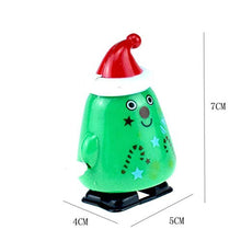 Load image into Gallery viewer, Toyvian 5pcs Christmas Wind Up Toys Santa Claus Snowman Xmas Tree Penguin Reindeer Clockwork Toys Christmas Party Favors Gifts Christmas Stocking Fillers
