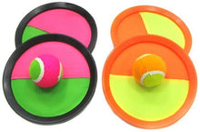 Load image into Gallery viewer, YMCtoys Toss and Catch Ball Game Set Paddle Game 2 Set (4 Paddles, 2 Balls)
