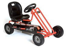 Load image into Gallery viewer, Hauck Lightning - Pedal Go Kart | Pedal Car | Ride On Toys for Boys &amp; Girls with Ergonomic Adjustable Seat &amp; Sharp Handling - Orange
