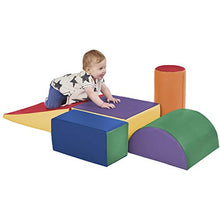 Load image into Gallery viewer, ECR4Kids SoftZone Climb and Crawl Activity Play Set, Lightweight Foam Shapes for Climbing, Crawling and Sliding, Safe Foam Playset for Toddlers and Preschoolers, 5-Piece Set, Primary
