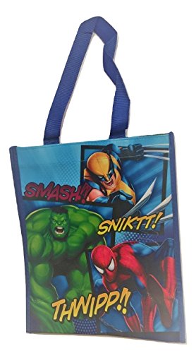 Marvel Heroes Recycled Tote ~ Smash, Sniktt, Thwipp (9.5