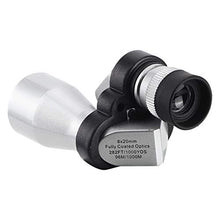 Load image into Gallery viewer, tabpole 8X Mini Single Barrel High- Power High- Definition Non Infrared Pocket Telescope Accessory ( Silver Black )
