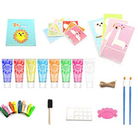 30ml Finger Paint 6/8/12 Colors Set,Washable Kids Finger Paint Supplies,Christmas Birthday Present for Kids