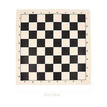 Load image into Gallery viewer, NUOBESTY Roll Up Chess Board Roll Up Chess Mat Folding Chess Board Travel Portable Chess Pad Chess Games Accessory for Kids Adults Chess Lovers
