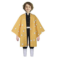 Load image into Gallery viewer, Agatsuma Zenitsu Cosplay Costume for Kids Anime Role Play Kimono Outfit Uniform Costume Set
