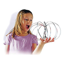 Load image into Gallery viewer, Original GeoFlux 2-Pack of Mesmerizing 3-D Kinetic Sculpture &amp; Interactive Spring Toys, Silver Metallic
