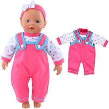 Load image into Gallery viewer, ebuddy Doll Clothes and Accessories 4 Sets Baby Doll Clothes with 1 Carrier Bag for 10 inch Baby Dolls,12 inch Baby Dolls
