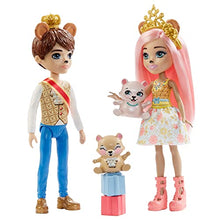 Load image into Gallery viewer, Royal Enchantimals Braylee Bear &amp; Bannon Bear Dolls (6-in/15.2-cm) &amp; 2 Animal Figures, Great Gift for 3 to 8 Year Old Kids
