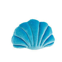Stuffed Plush Shell Pillow Soft Pillow Toys for Kids Collectible Birthday Gift Doll for Children Blue