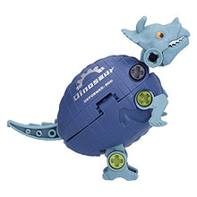 Load image into Gallery viewer, 01 DIY Dinosaur Toy, ABS Material Lovely Assembly Dinosaur Durable for Children for Kids(JJ878 Dinosaur Egg (Blue))
