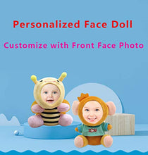 Load image into Gallery viewer, AsiaRhyme Personalized 3D Face 7 Brown Monkey Dolls for 4 Year Old Girls,Small Baby Dolls for 7 Year Old Girl
