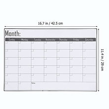Load image into Gallery viewer, TOYANDONA Dry Erase Fridge Calendar Magnetic Planner White Board Monthly Calendars Kitchen Dry Erase Calendar for Wall Home Kitchen
