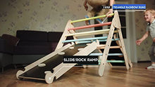 Load image into Gallery viewer, Generic Montessori Set of 4,, Two Climbing Triangles, Slide/Rock ramp, Bridge/Race Ramp, Indoor Playhouse Activity Toys
