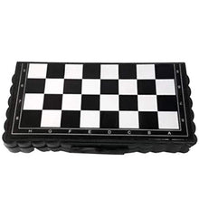 Load image into Gallery viewer, ManFull Magnetic Travel Chess Set, Travel Games, Magnetic Travel Chess Set Folding Board Parent-Child Educational Toy Family Game for Kids and Adults Black+White

