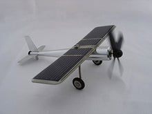 Load image into Gallery viewer, CHANCS Solar Airplane Kit 0.4W Stainless Steel Model Green Power Easily Assembled
