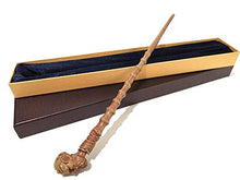 Load image into Gallery viewer, MOJO Handcrafted Magic Wand, Handcarved, Black Wand, Professor Wand, Wizard Sorcerer&#39;s Wand MW 12
