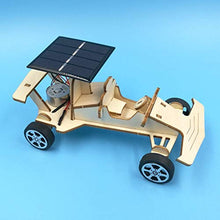 Load image into Gallery viewer, BYyushop DIY Assembly Car Model Toy,Creative DIY Assembly Solar Power Car Model Scientific Experiment Education Toy Great Holiday Birthday for Toddler Wood
