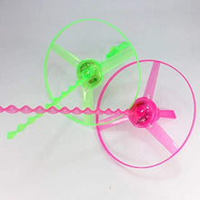 Load image into Gallery viewer, Maserfaliw Funny Spinning Dragonfly Hand Push Light Flying Saucer Kids Toy for Outdoor Play Random Color
