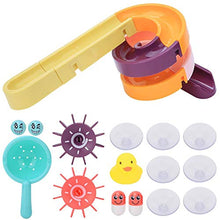 Load image into Gallery viewer, Valentine&#39;s Day Carnival Baby Bath Toys, Shower Toys, 24pcs Assemble Baby Bathing Shower Track Slide Bathroom Educational Child Toy(24pcs)
