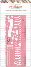 Load image into Gallery viewer, AMERICAN CRAFTS Late Afternoon STNCL Ruler, 0
